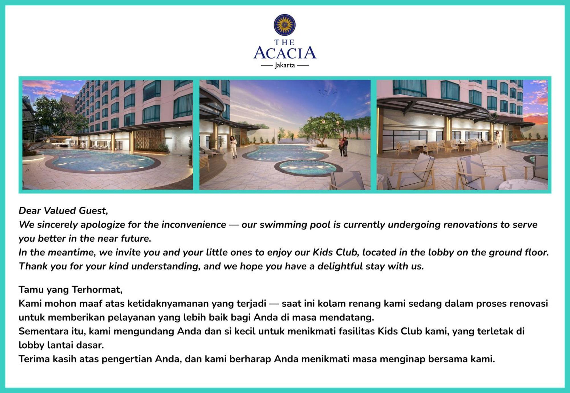 The Acacia Hotel Jakarta Exteriér fotografie